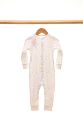 Lang fotløs romper med boblemønster