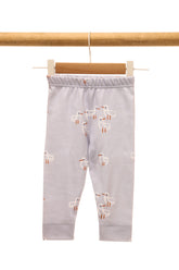 Leggings med sjømåkemønster