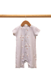 Kort romper med sjømåkemønster