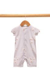 Kort romper med kjepphestmønster