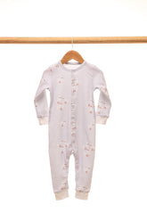 Lang fotløs romper med sjømåkemønster